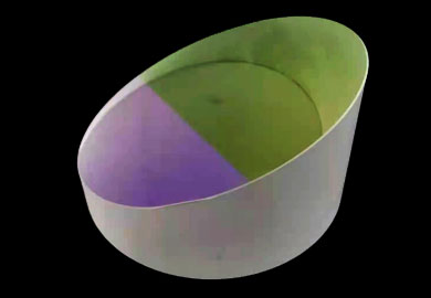 Off axis parabolic (oap) tükrök nagy teljesítményű ultrarövid lézerhez